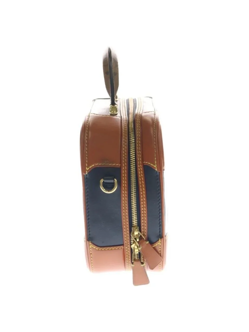 Louis Vuitton Valisette PM Monogram Reverse 2-Way Shoulder Bag Gold Hardware